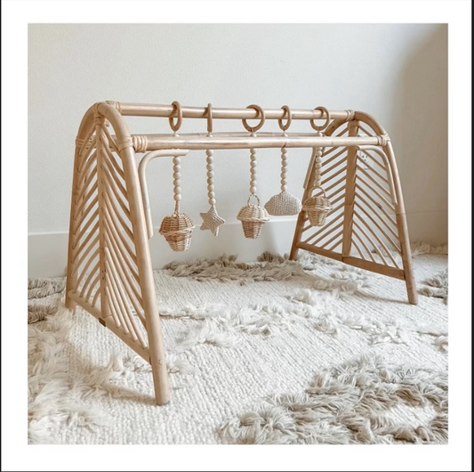 Rattan Baby Gym